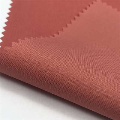 Microfiber peach skin fabric good waterproof pass rain test