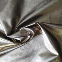 100%polyester 370T 2/2 twill pongee Gold foil stamping fabric and waterproof