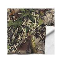 TPU laminated alova camouflage printed mercerized velvet fabric